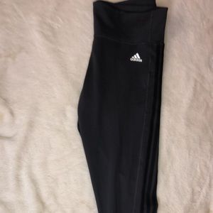 Adidas leggings grey and black